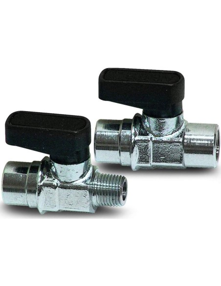 Rubinetto sfera mini maschio/femmina 1/8" aria compressa compressore
