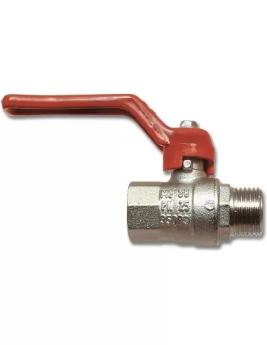 1 - Rubinetto linea a sfera m.f. 1/4" maschio femmina aria compressa