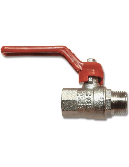 1 - Rubinetto linea a sfera m.f. 1/4" maschio femmina aria compressa