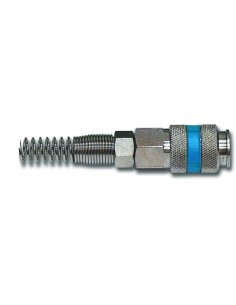 1 - Rubinetto rapido femmina universale per spirale e innesti cee usa italia sw aria compressa 12 x 10