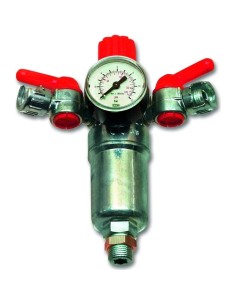 Riduttore di pressione con filtro 1/2" compressore aria compressa
