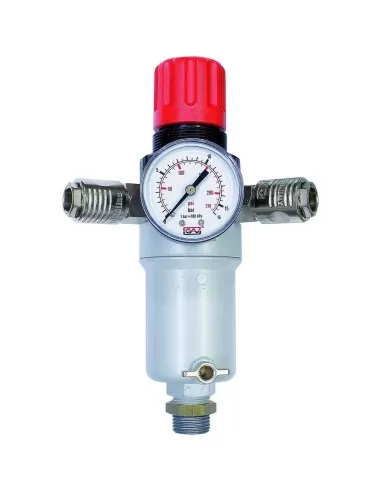 1 - Riduttore di pressione con filtro e rubinetti automatici 1/2"