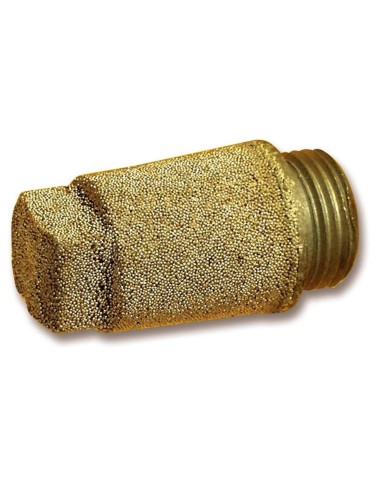 1 - Silenziatore in bronzo per utensili pneumatici 3/8