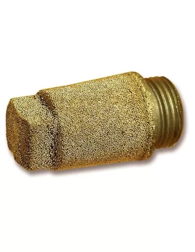 1 - Silenziatore in bronzo per utensili pneumatici 3/8