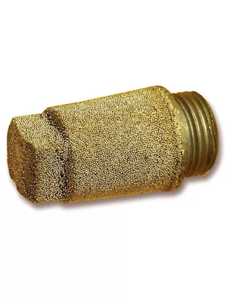 1 - Silenziatore in bronzo per utensili pneumatici 3/8