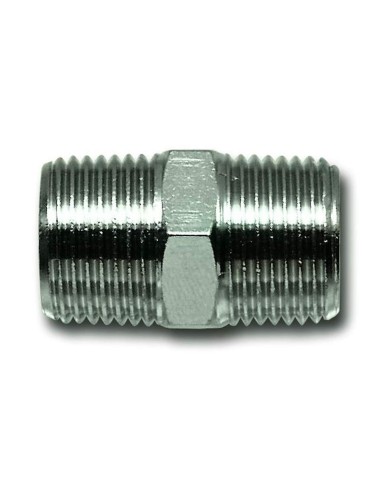 1 - Raccordo niples maschio/maschio con filetto conico per aria compressa 1/2" x 1/2