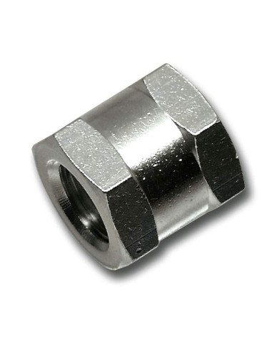 1 - Manicotto cilindrico femmina per aria compressa 1/8" x 1/8