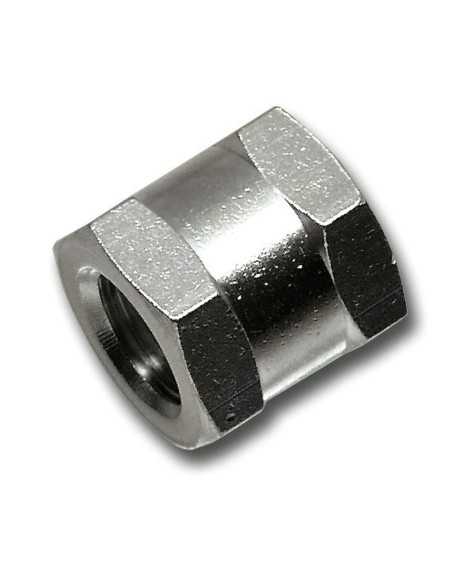 1 - Manicotto cilindrico femmina per aria compressa 1/2" x 1/2