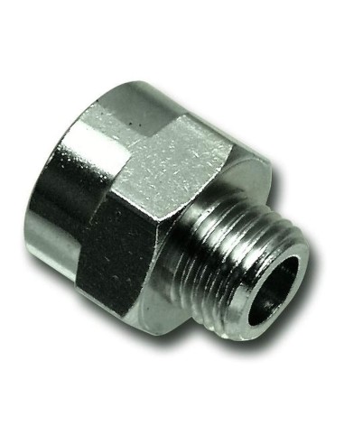 1 - Riduzione cilindrica maschio e femmina per aria compressa 1/4" x 3/8