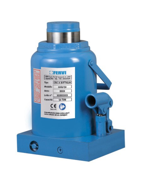 CRIC IDRAULICO A BOTTIGLIA 50T FERVI 0062/50