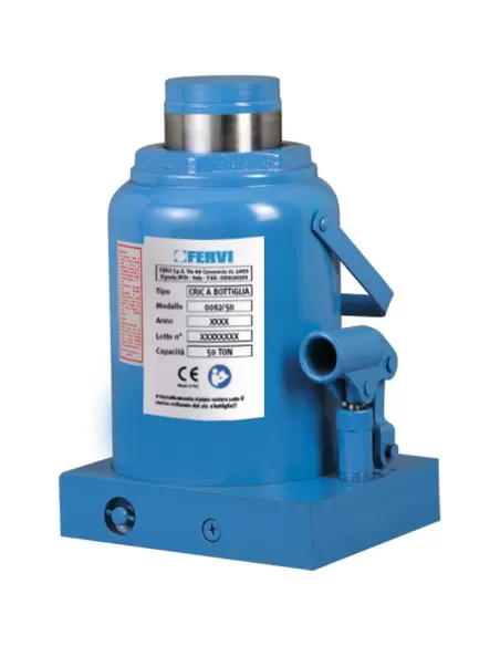 1 - CRIC IDRAULICO A BOTTIGLIA 50T FERVI 0062/50