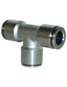 Raccordo a "t" intermedio auomatico per tubo rilsan 10 x 8