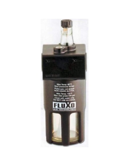 1 - Lubrificatore di linea l40g 1/4" olio per compressore aria compressa con staffa