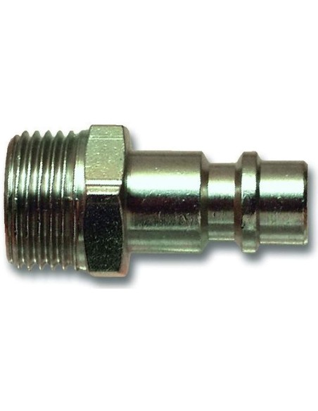 1 - Innesto rapido maschio tedesco filettato per aria compressa 3/8