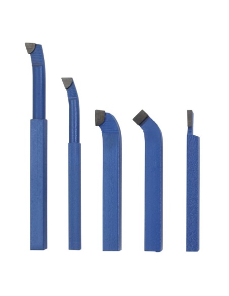 SET 5 UTENSILI BRASATI PER TORNIO METALLO FERVI B005/16