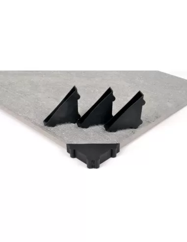 1 - SET DI 4 PARASPIGOLI PER PIASTRELLE E LASTRE SPESSORE 11-12 MM MONTOLIT CORNER