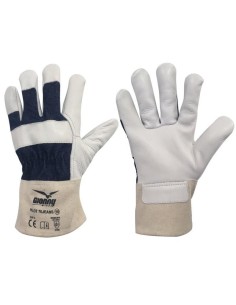 Guanto lavoro in pelle fiore bovino dorso in tela di jeans Payper pilot 70jeans