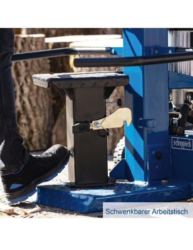 Spaccalegna elettrico verticale 8 ton. Scheppach compact 8t 3150w 230v