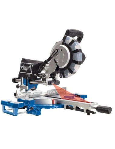 5 - Troncatrice radiale per legno 2200w ø255 Scheppach hm254spx con extra lama