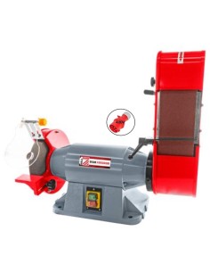 Levigatrice combinata da banco a nastro e mola inclinabile holzmann dsm100200b 400v