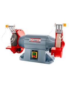 Smerigliatrice da banco doppia mola per metalli holzmann dsm200 230v