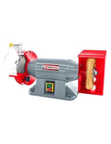 Smerigliatrice da banco mola e spazzola holzmann dsm200ds 230v