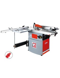 Banco sega squadratrice per legno holzmann ts250f 400v
