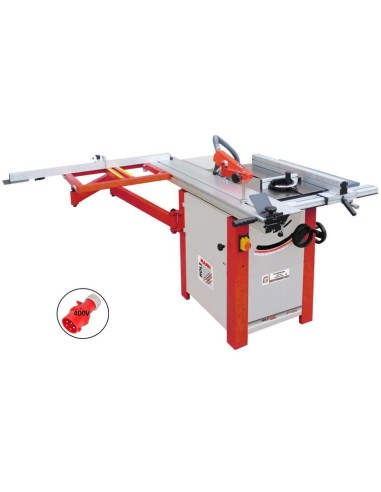 Banco sega squadratrice per legno holzmann ts250f1600 400v