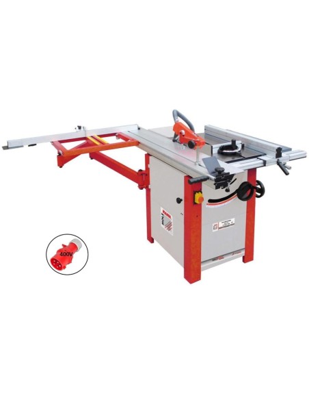 Banco sega squadratrice per legno holzmann ts250f1600 400v