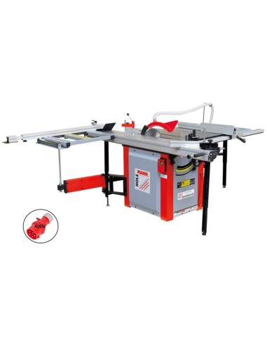 Banco sega squadratrice per legno holzmann ts315vf2000 400v
