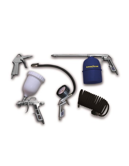 1 - Kit 5 pezzi aria compressa GOODYEAR gy05ak