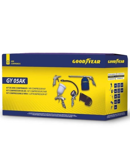 2 - Kit 5 pezzi aria compressa GOODYEAR gy05ak