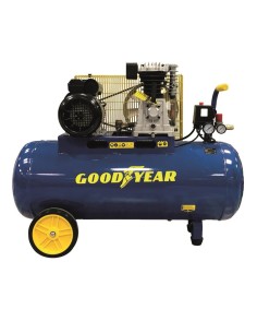 1 - Compressore aria a cinghia 100l 3cv bicilindrico 10bar GOODYEAR gy3100b