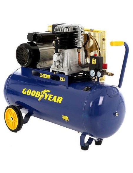 8 - Compressore aria a cinghia 100l 3cv bicilindrico 10bar GOODYEAR gy3100b