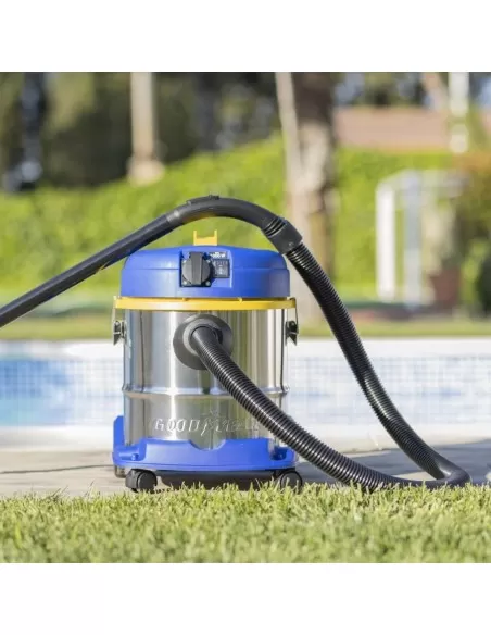 7 - Aspiratore aspirapolvere aspiraliquidi bidone aspiratutto 20l GOODYEAR gy12vc