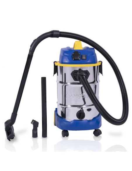 1 - Aspiratore aspirapolvere aspiraliquidi bidone aspiratutto 30l GOODYEAR gy16vc