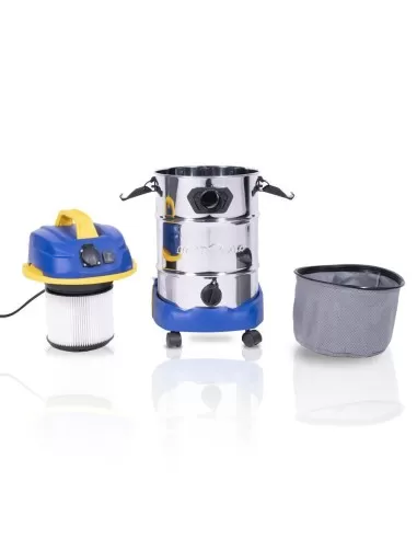 2 - Aspiratore aspirapolvere aspiraliquidi bidone aspiratutto 30l GOODYEAR gy16vc