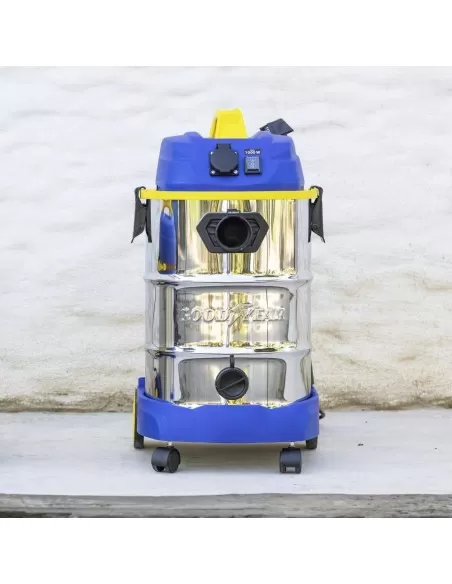 7 - Aspiratore aspirapolvere aspiraliquidi bidone aspiratutto 30l GOODYEAR gy16vc