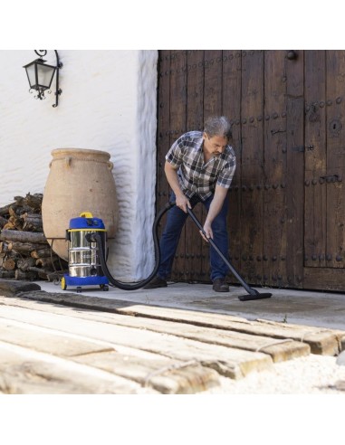 8 - Aspiratore aspirapolvere aspiraliquidi bidone aspiratutto 30l GOODYEAR gy16vc