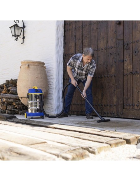 8 - Aspiratore aspirapolvere aspiraliquidi bidone aspiratutto 30l GOODYEAR gy16vc