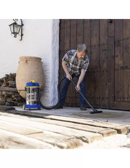 8 - Aspiratore aspirapolvere aspiraliquidi bidone aspiratutto 30l GOODYEAR gy16vc