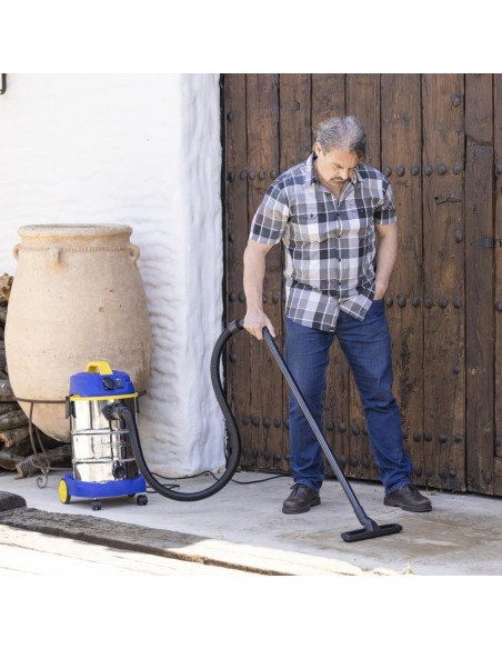 9 - Aspiratore aspirapolvere aspiraliquidi bidone aspiratutto 30l GOODYEAR gy16vc