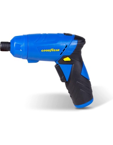 4 - Avvitatore a batteria 3,6v 1,3ah con torcia custodia set punte GOODYEAR gy1353ls