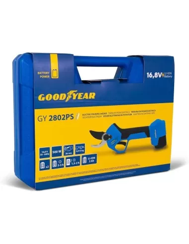 2 - Forbici da potatura a batteria cesoie taglio 28 mm GOODYEAR gy2802ps