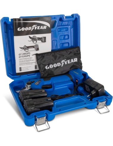 3 - Forbici da potatura a batteria cesoie taglio 28 mm GOODYEAR gy2802ps