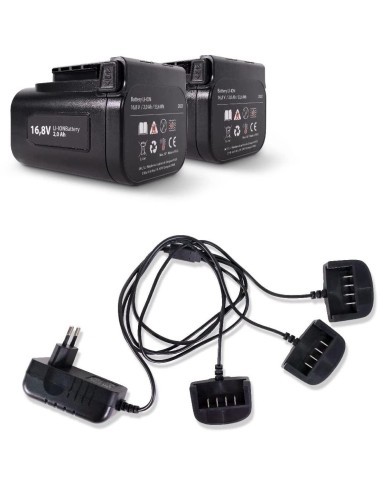 5 - Cesoie forbici per potatura a batteria 16.8v 2.0ah taglio 32mm GOODYEAR gy3202ps