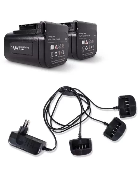 5 - Cesoie forbici per potatura a batteria 16.8v 2.0ah taglio 32mm GOODYEAR gy3202ps