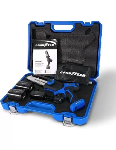 4 - Potatore manuale sega per potatura a batteria 150mm 16,8v 4.0ah GOODYEAR gy450hc