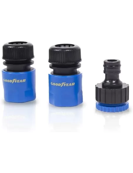 3 - Tubo acqua irrigazione innaffiare acqua raccordi 1/2" 25mt GOODYEAR gy10039