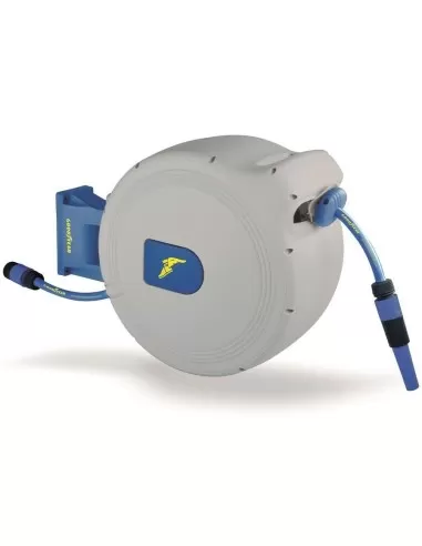 1 - Avvolgitubo automatico tubo acqua 30m fissaggio a parete GOODYEAR gy10045